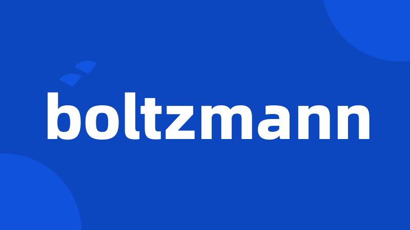boltzmann