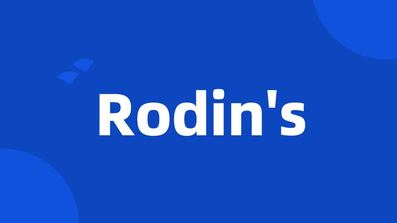 Rodin's