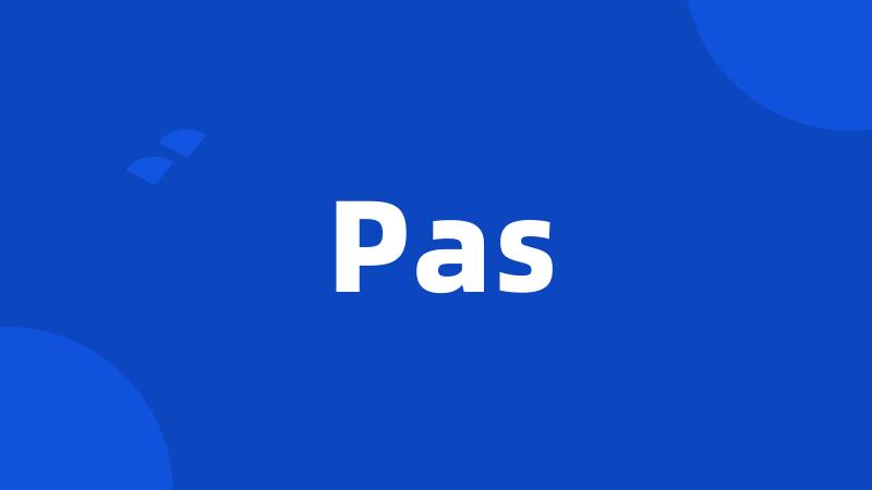 Pas