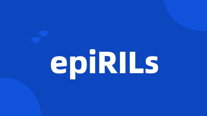 epiRILs