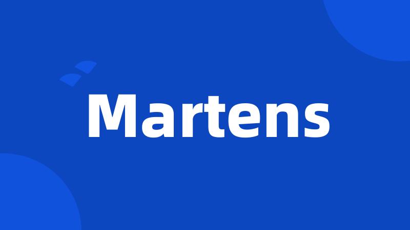 Martens