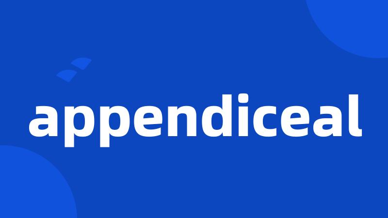 appendiceal