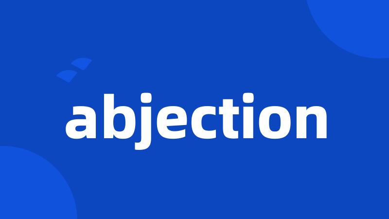 abjection