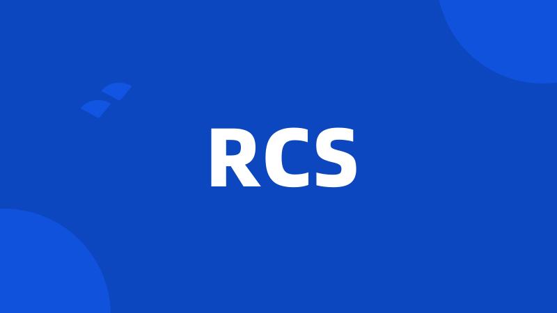 RCS