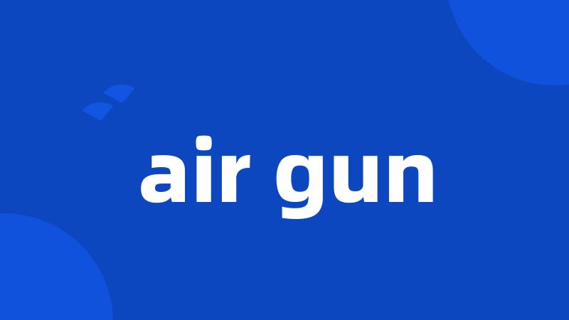 air gun