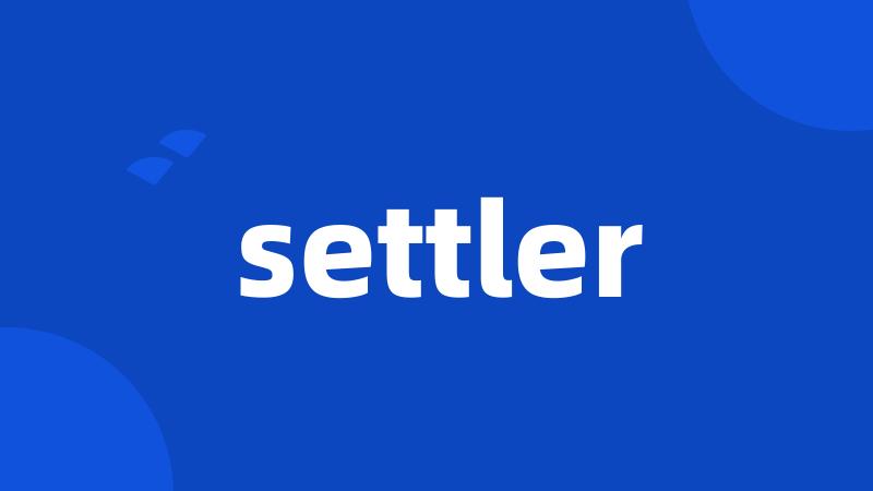 settler