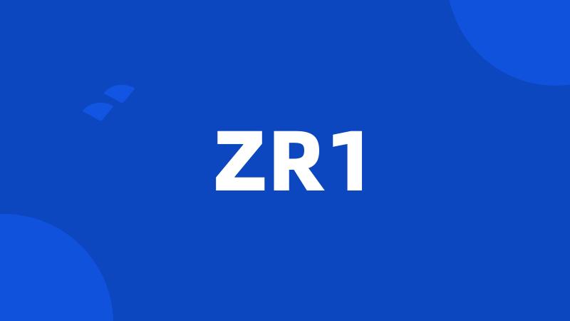 ZR1
