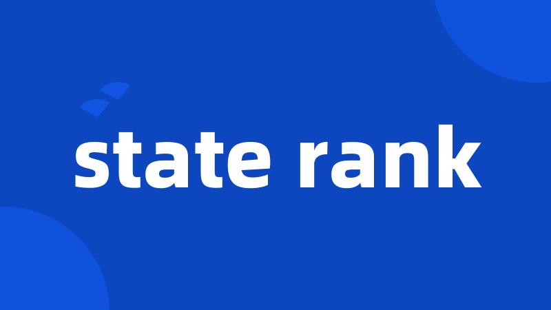 state rank