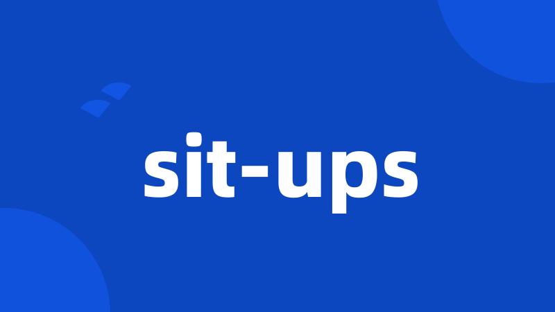 sit-ups