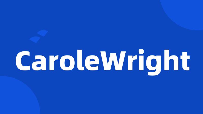 CaroleWright