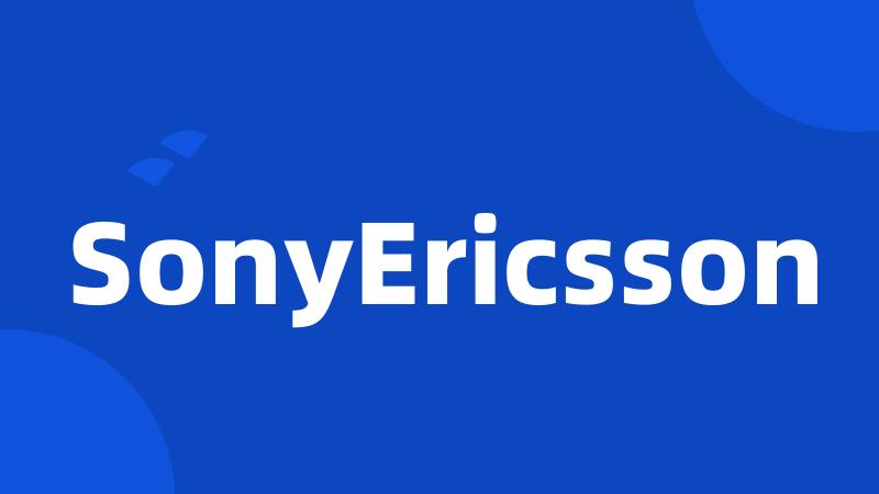 SonyEricsson