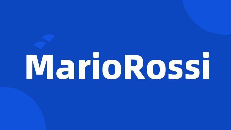 MarioRossi