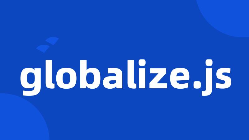 globalize.js