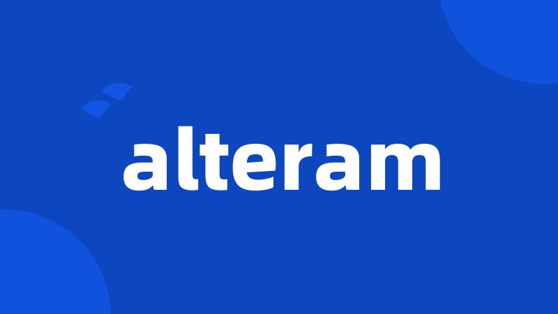 alteram