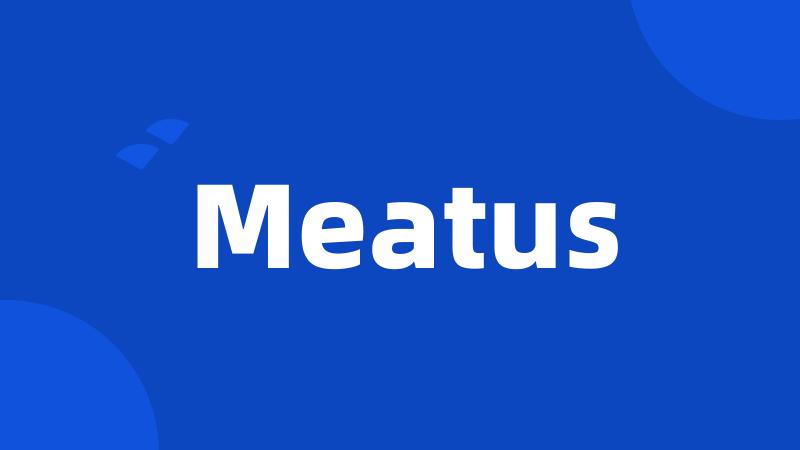 Meatus