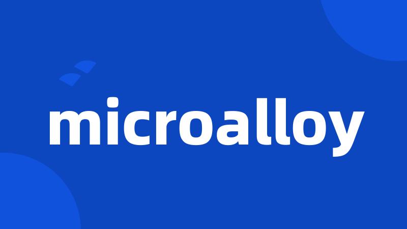 microalloy