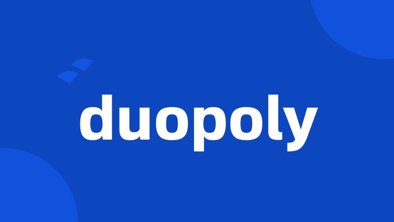 duopoly