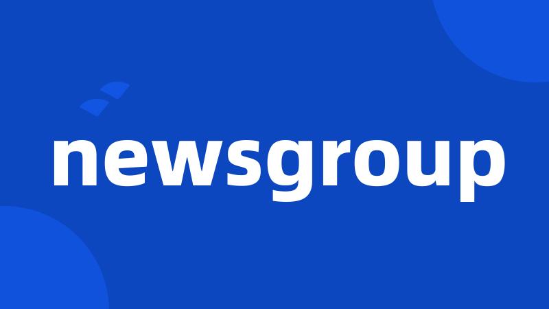 newsgroup