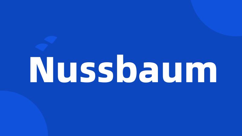 Nussbaum