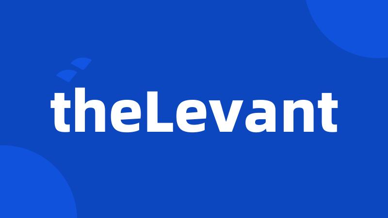 theLevant