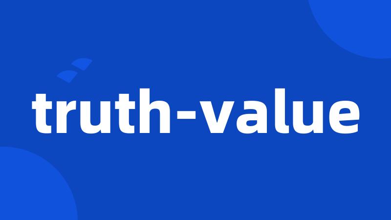 truth-value