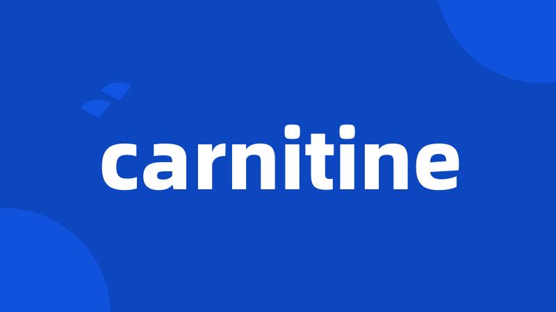 carnitine