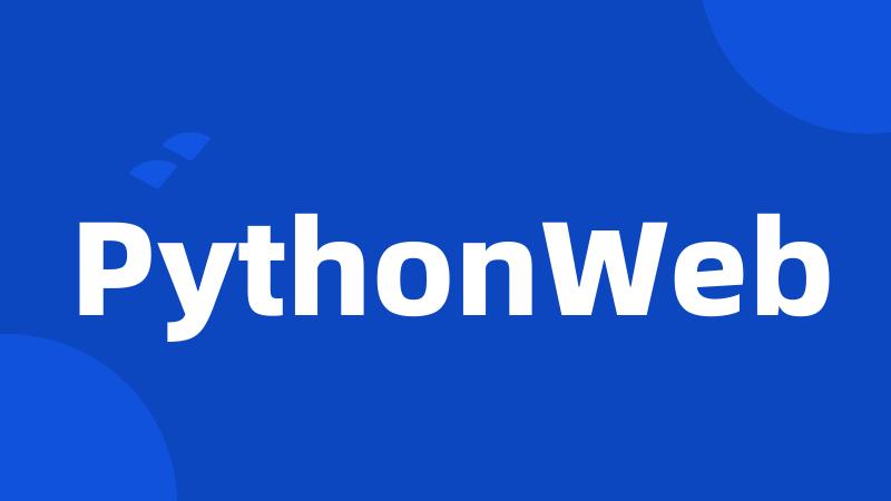 PythonWeb
