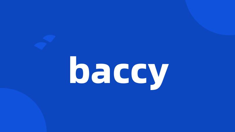 baccy
