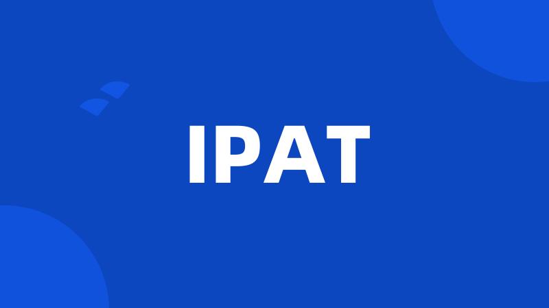 IPAT