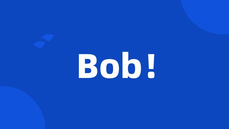 Bob！
