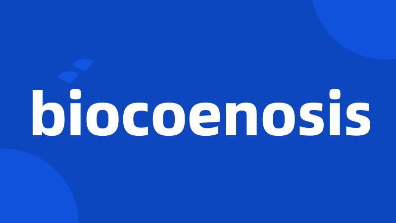 biocoenosis