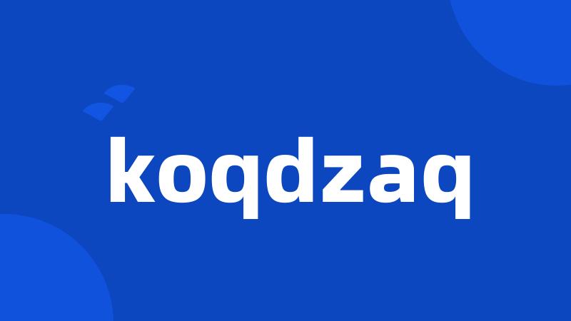 koqdzaq