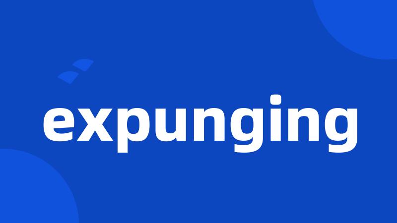 expunging