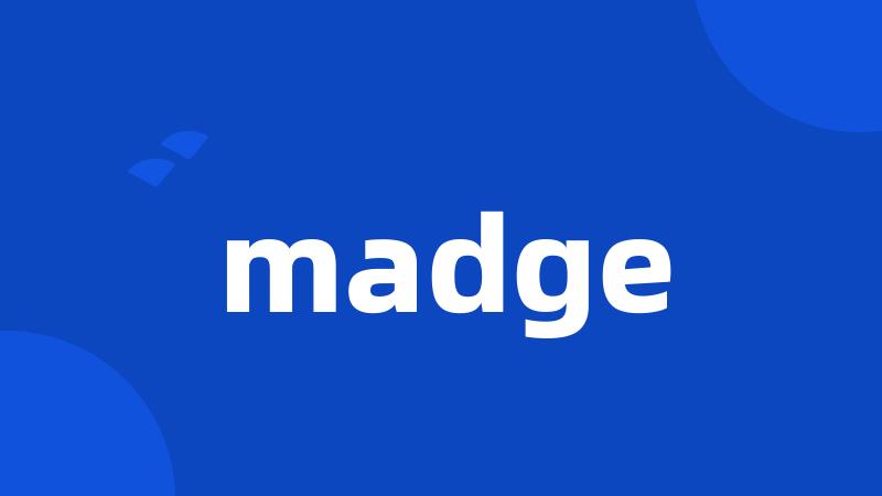 madge