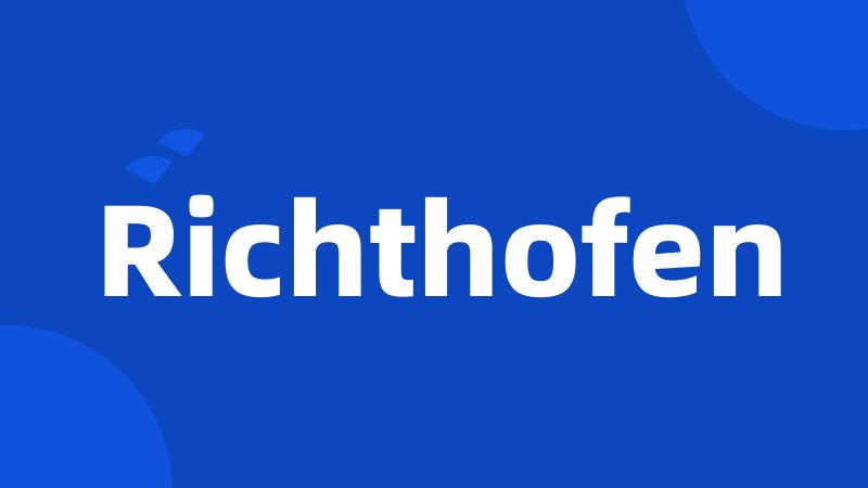 Richthofen