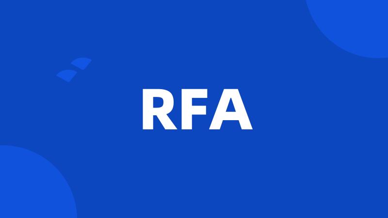 RFA