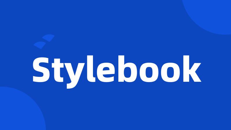 Stylebook