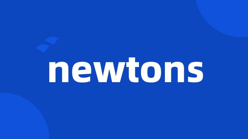 newtons