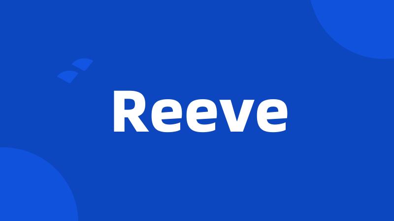 Reeve