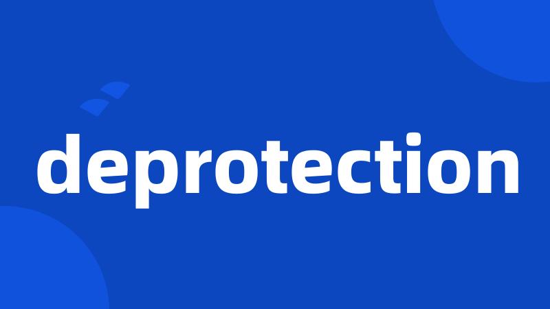 deprotection