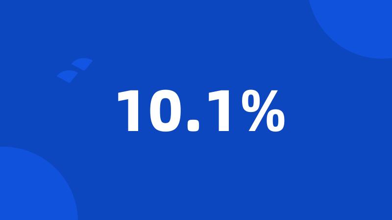 10.1%