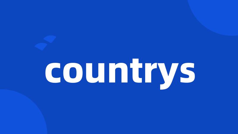 countrys