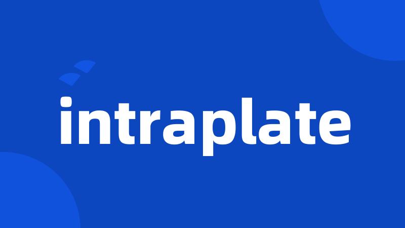 intraplate