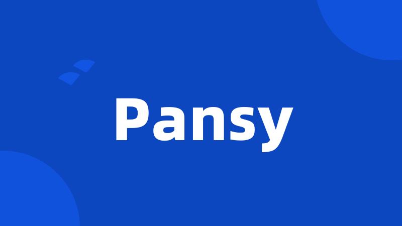 Pansy