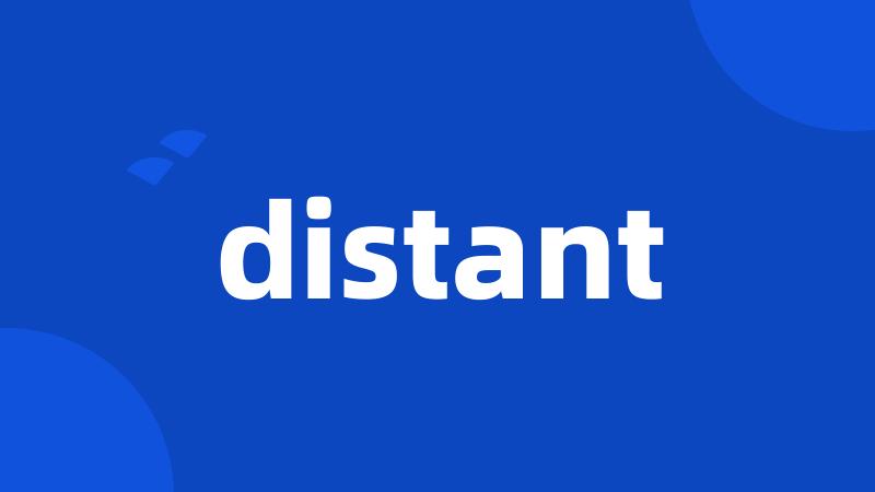 distant