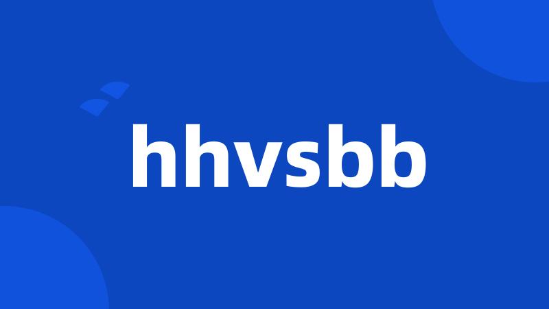 hhvsbb