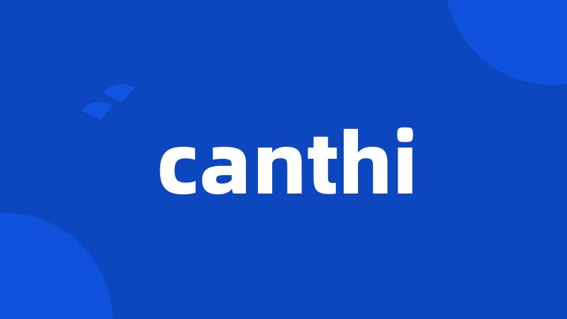 canthi