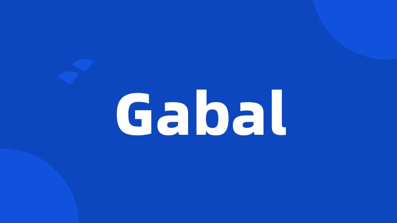 Gabal