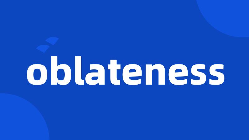 oblateness