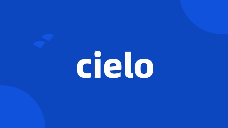 cielo